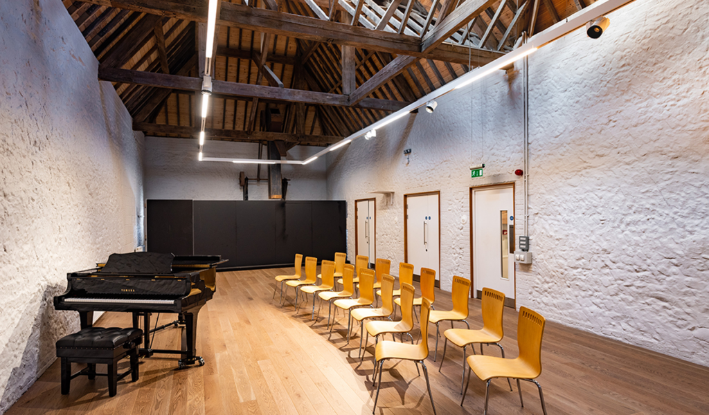 The Kiln Room Piano and Chairs
